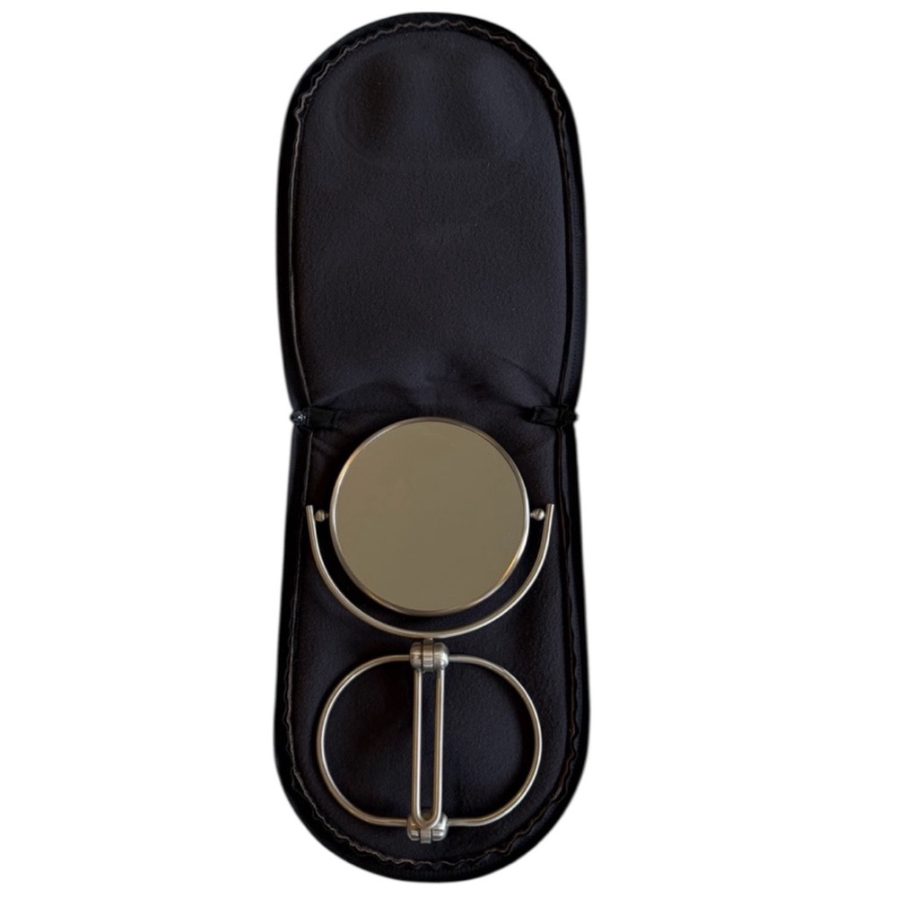 Vintage Folding Travel Mirror – Unique 3-Panel Stand Design